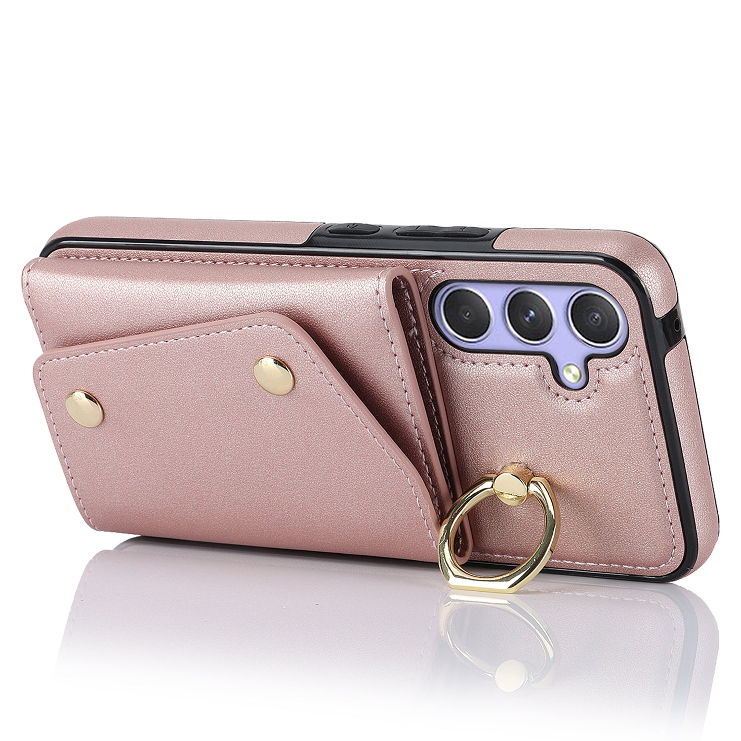 For Samsung Galaxy A54 5G Zipper Wallet Leather Coated TPU Case Rotary Ring Kickstand Phone Cover For Samsung Galaxy A54 5G Zipper Wallet Leather Coated TPU Case Rotary Ring Kickstand Phone Cover